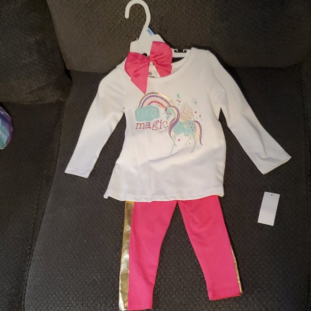 NWT Wonderkids unicorn outfit